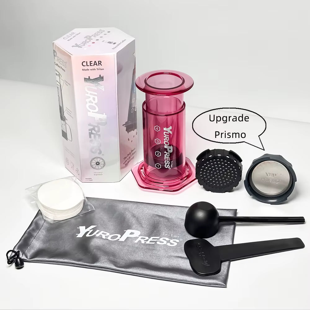 Portable Espresso Coffee Machine for Car Home Camping Powder Travel Coffee Maker aero French press Hand Press,hiking Camping