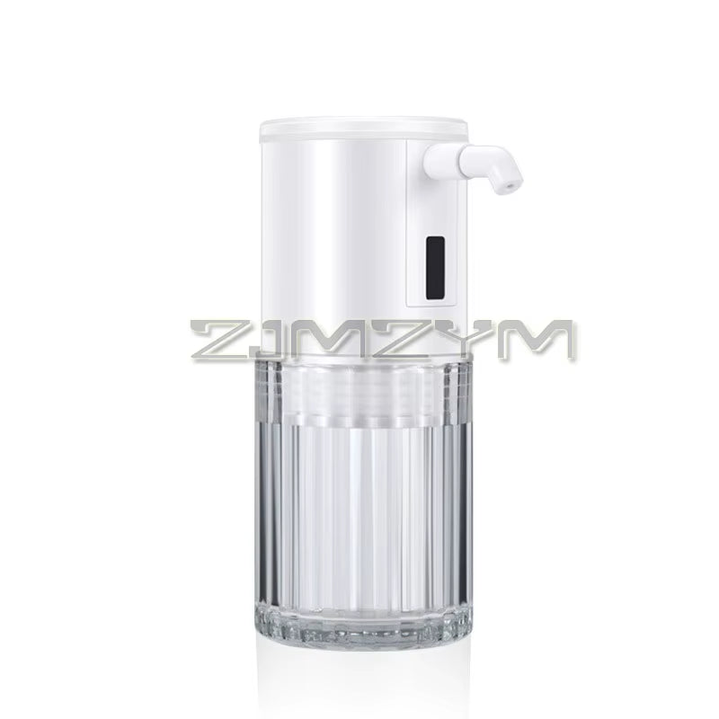 350ML Automatic Soap Dispenser Glass Touchless Rechargeable Soap Dispenser Vertical Hand Sanitizer Bubble Machine For Countertop