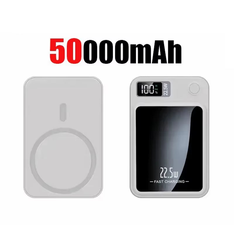 200000mAh Wireless Magnetic Power Bank 22.5W Fast Charging Portable External Battery PowerBank for iPhone Sumsang