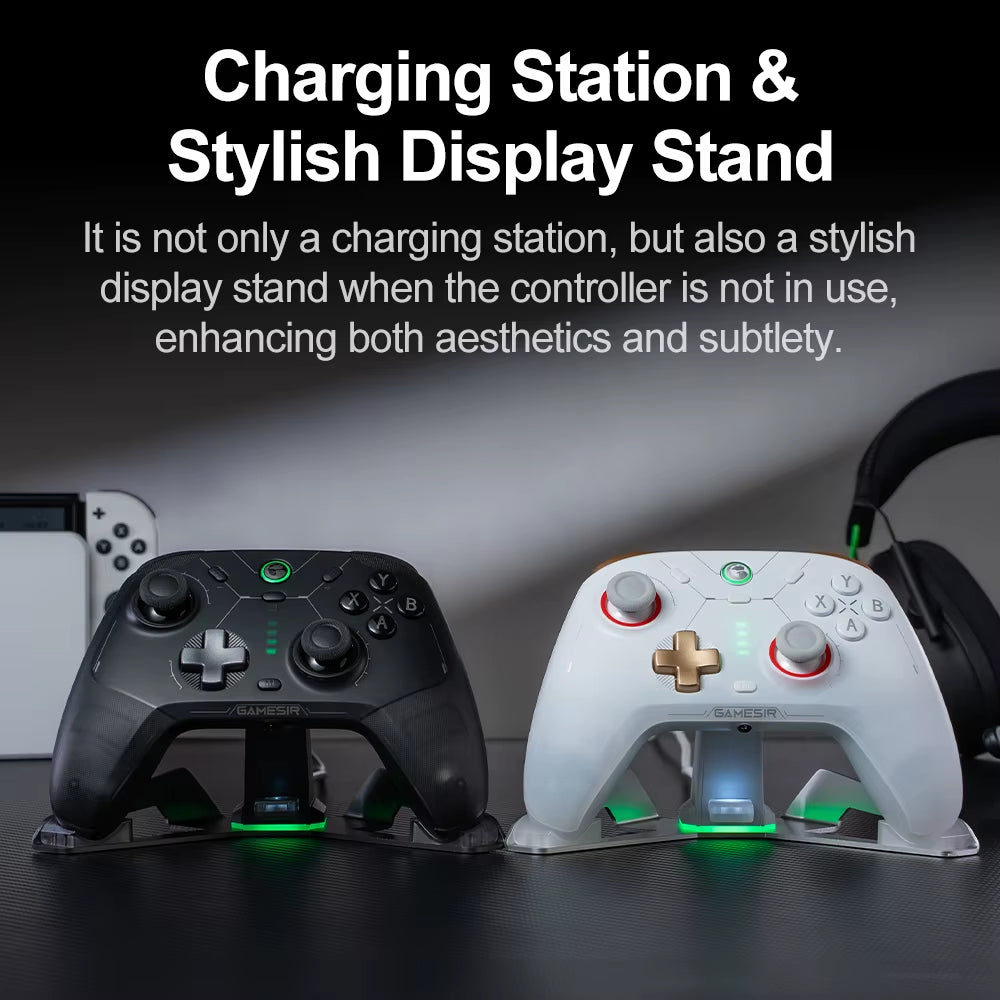 Cyclone 2 Charging Station Dock Original Wireless Switch Controller Gamepad Charger Base Accessories Alumintum Alloy  ﻿