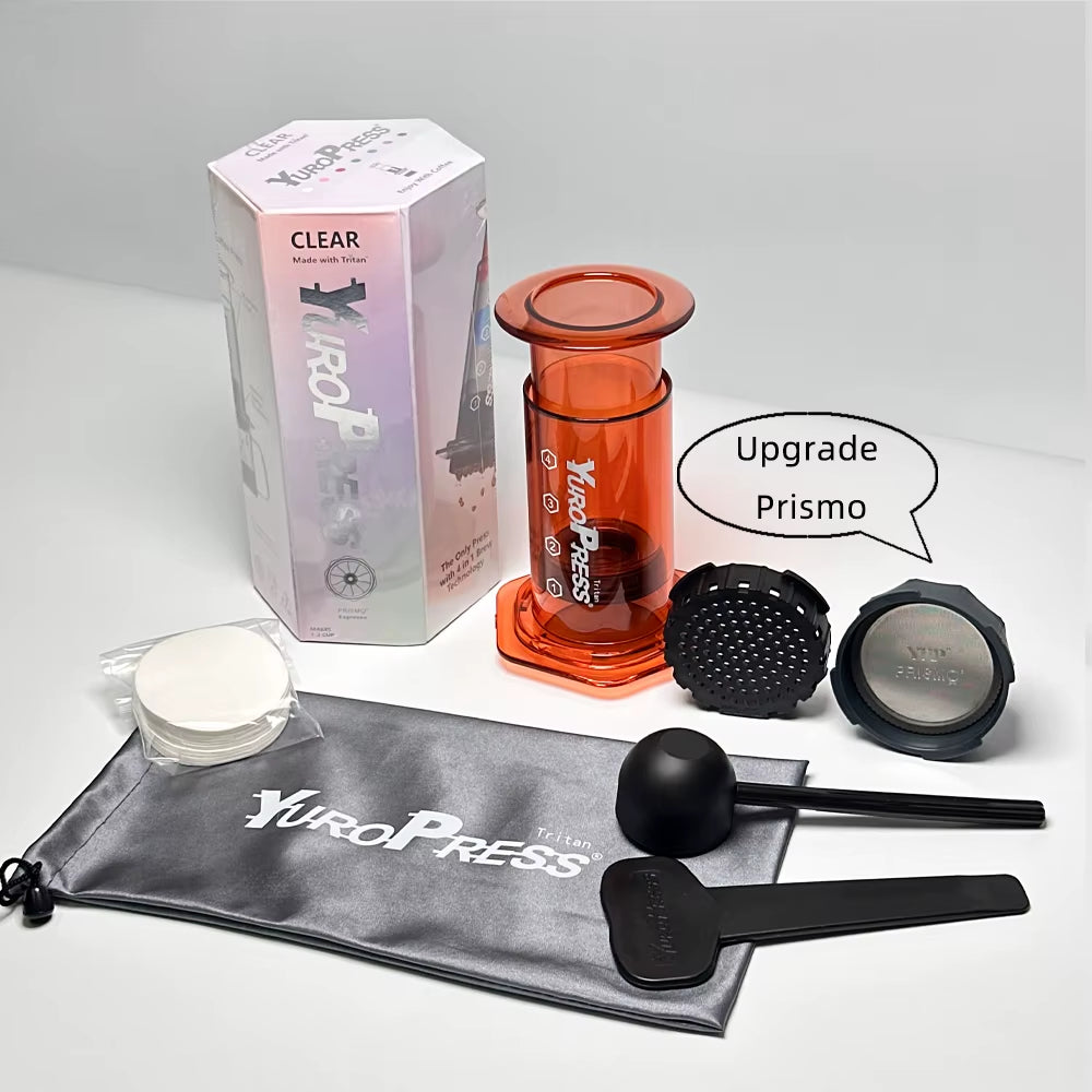 Portable Espresso Coffee Machine for Car Home Camping Powder Travel Coffee Maker aero French press Hand Press,hiking Camping