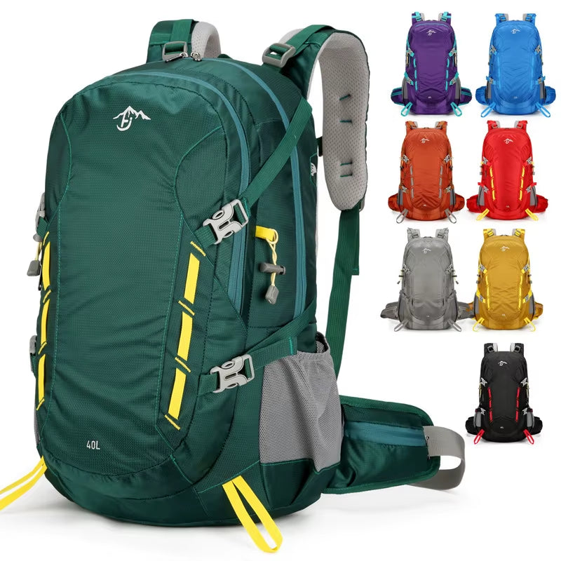 Outdoor Travel Hiking Backpack 30-40L Rainproof Nylon Cover Camping Bag
