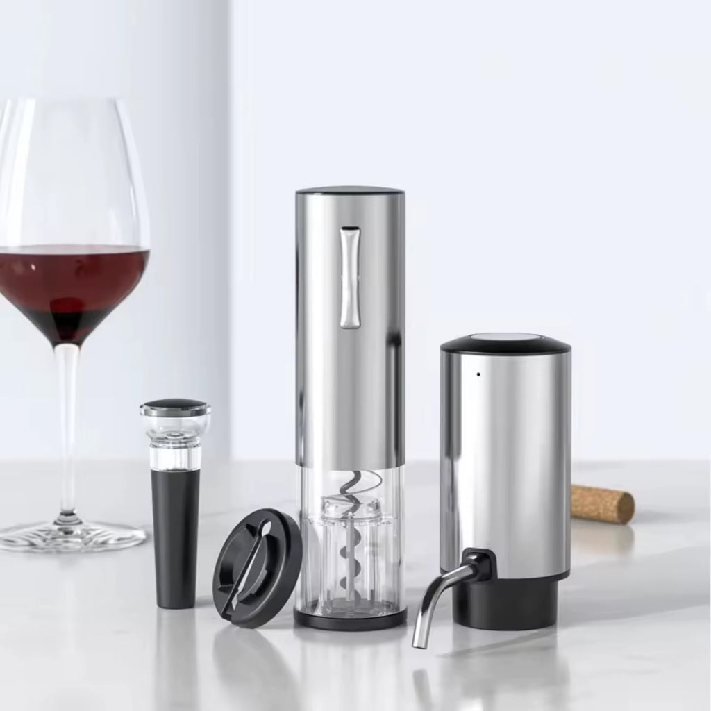 Electric Wine Bottle Opener Automatic Red Wine Corkscrew Wine Opener Wine Tools Kitchen Products Performance Plastic