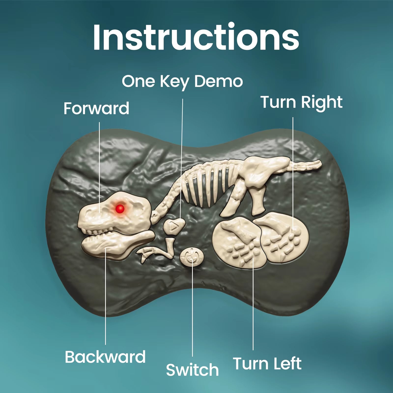 Remote Control Dinosaur Toys for Kids, 2.4GHz Robot Walking Dinosaur Toys, Simulation Velociraptor, Gifts for Boys 3-5