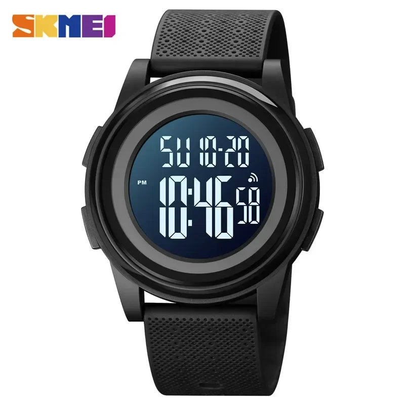 1895  Digital Wristwatch relogio masculino Casual Countdown Sport Watches Men LED Light Chrono Alarm Clock 5Bar Waterproof