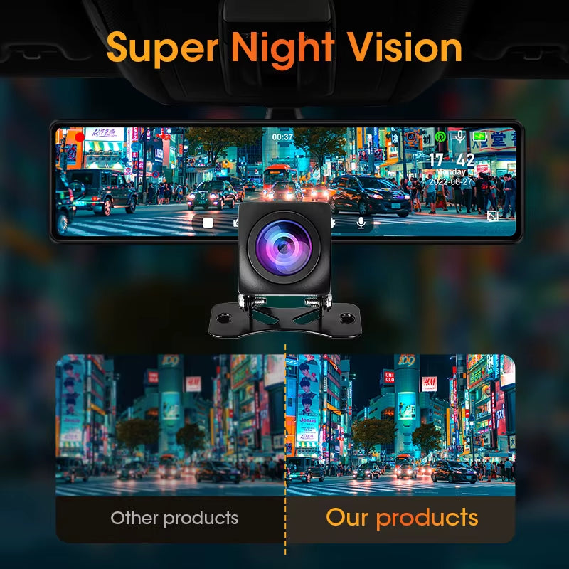 1920X1080P AHD Rear Camera Night Vision Cam Only For Car DVR Wide Rearview Stream Media Dash Cam Support CVBS CVI TVI HD