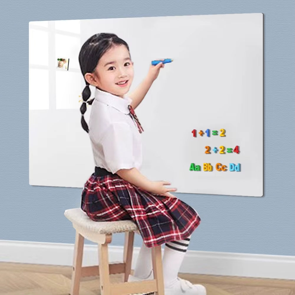 Magnetic WhiteBoard Fridge Sticker Wall Dry Erase Board Portable Kid School Board Erasable Surface Magnetic Dry Erase Whiteboard