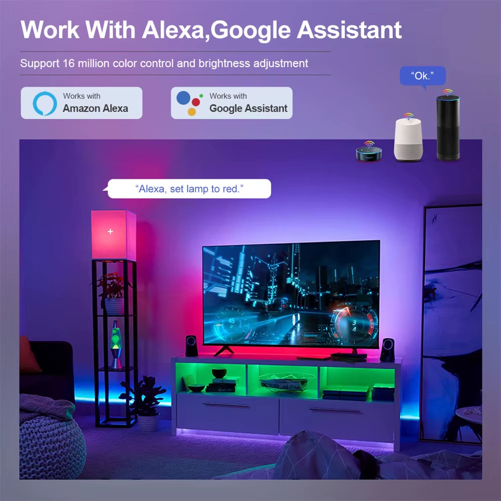 Smart WiFi Zigbee LED Light Bulb Dimmable E27 E14 GU10 RGBCW 3000-6000K LED Candle Lamp For Ewelink APP Alexa Google Home Yandex