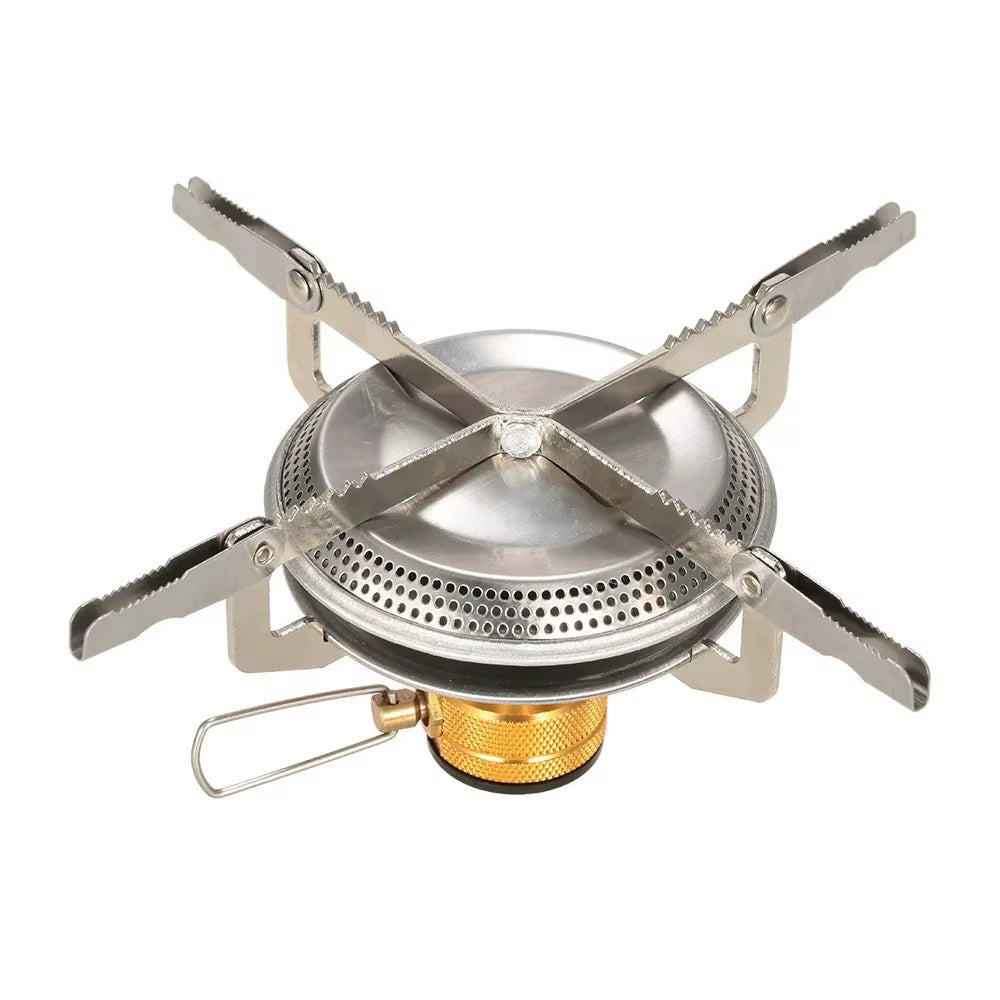 Outdoor Camping Gas Stove Ultralight Portable Stove Burner for Hiking Backpacking Picnic Cooking Stoves Furnace