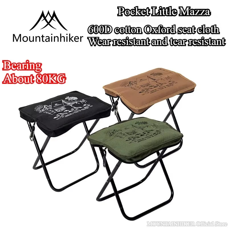 Storage Chair Camping Portable Folding Stool Ultra-light Aluminum Alloy Mini Fishing Chairs Picnic Light Furniture