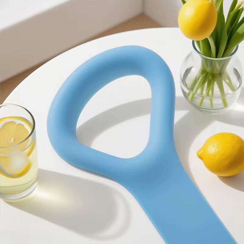 Resistance Band 8-Figure Pull Rope Yoga Fitness Tool for Back & Shoulder Stretching Home Gym Muscle Training Elastic Band