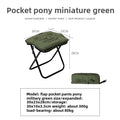Storage Chair Camping Portable Folding Stool Ultra-light Aluminum Alloy Mini Fishing Chairs Picnic Light Furniture