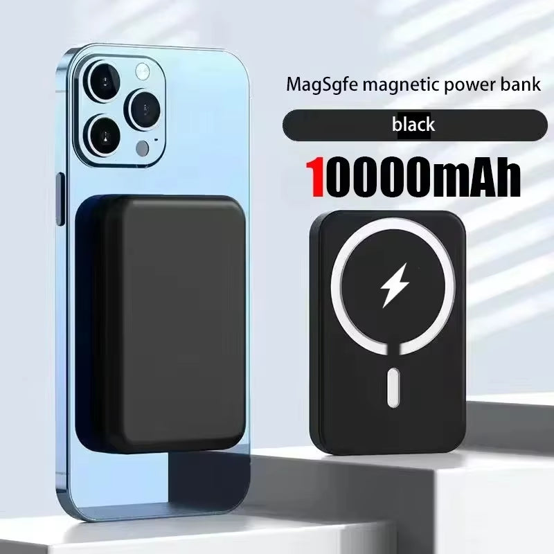 2026NEW 500000mAh Large Capacity Wireless Magnetic Power Bank Portable Battery Pack For iphone Samsung Magsafe Powerbank