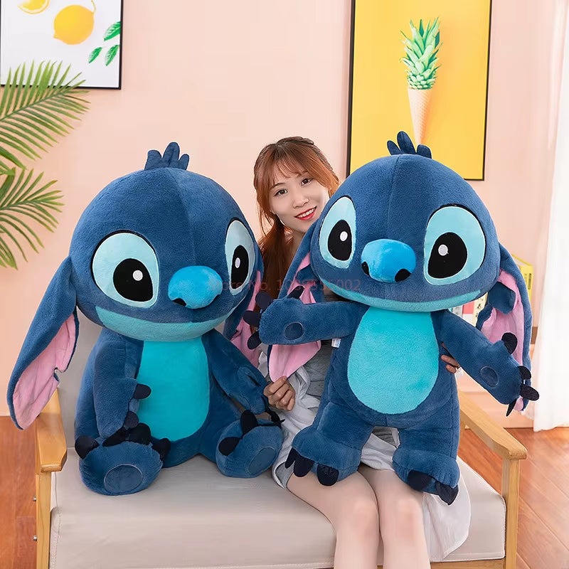 35/60cm Stitch Plush Toy Cute Plush Stuffed Toy Children'S Soft Pillow Children'S Birthday Gift Kawaii Room Decoration