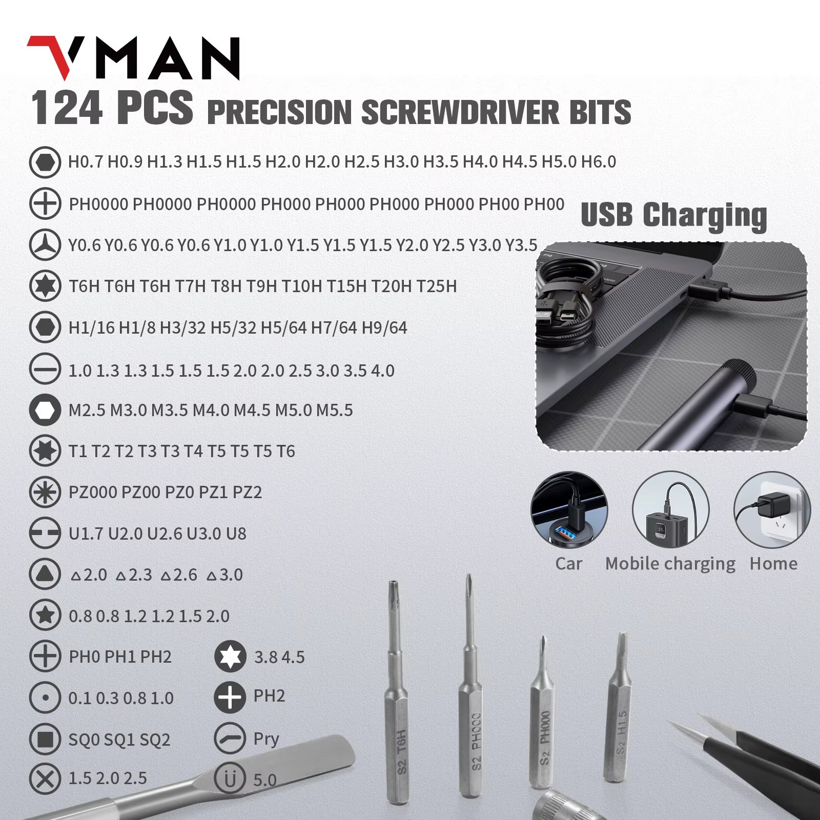 138 in 1 Electric Precision Cordless Screwdriver set Magnetic Bits Laptop PC iPhone Glasses Repair Tool Multifunction Kit