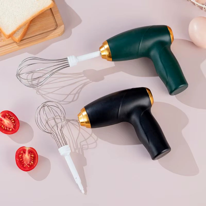 USB handheld blender, mini egg beater, coffee cream frother, rechargeable 3-speed kitchen tool, food mixer, blender