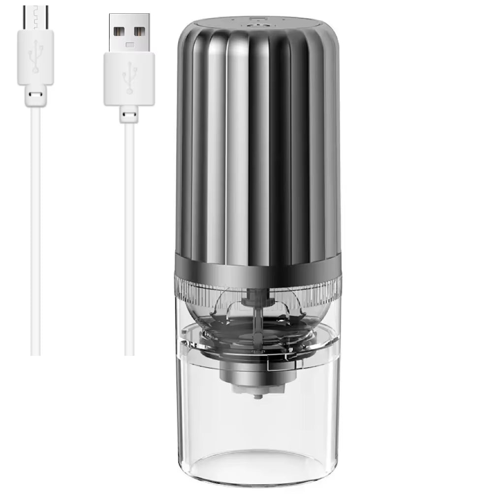 1pc Electric wireless coffee grinder, USB charging, adjustable powder thickness, can grind coffee, pepper, sea salt, etc.