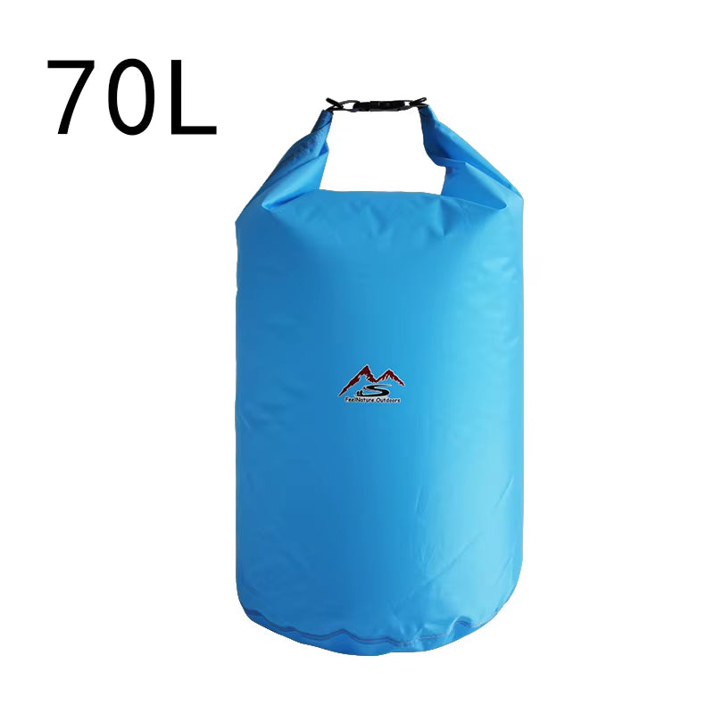 5L10L20L40L70L Waterproof Bag Large Capacity Pouch Dry Sack for Camping Drifting Swimming Rafting Kayaking River Trekking Bags