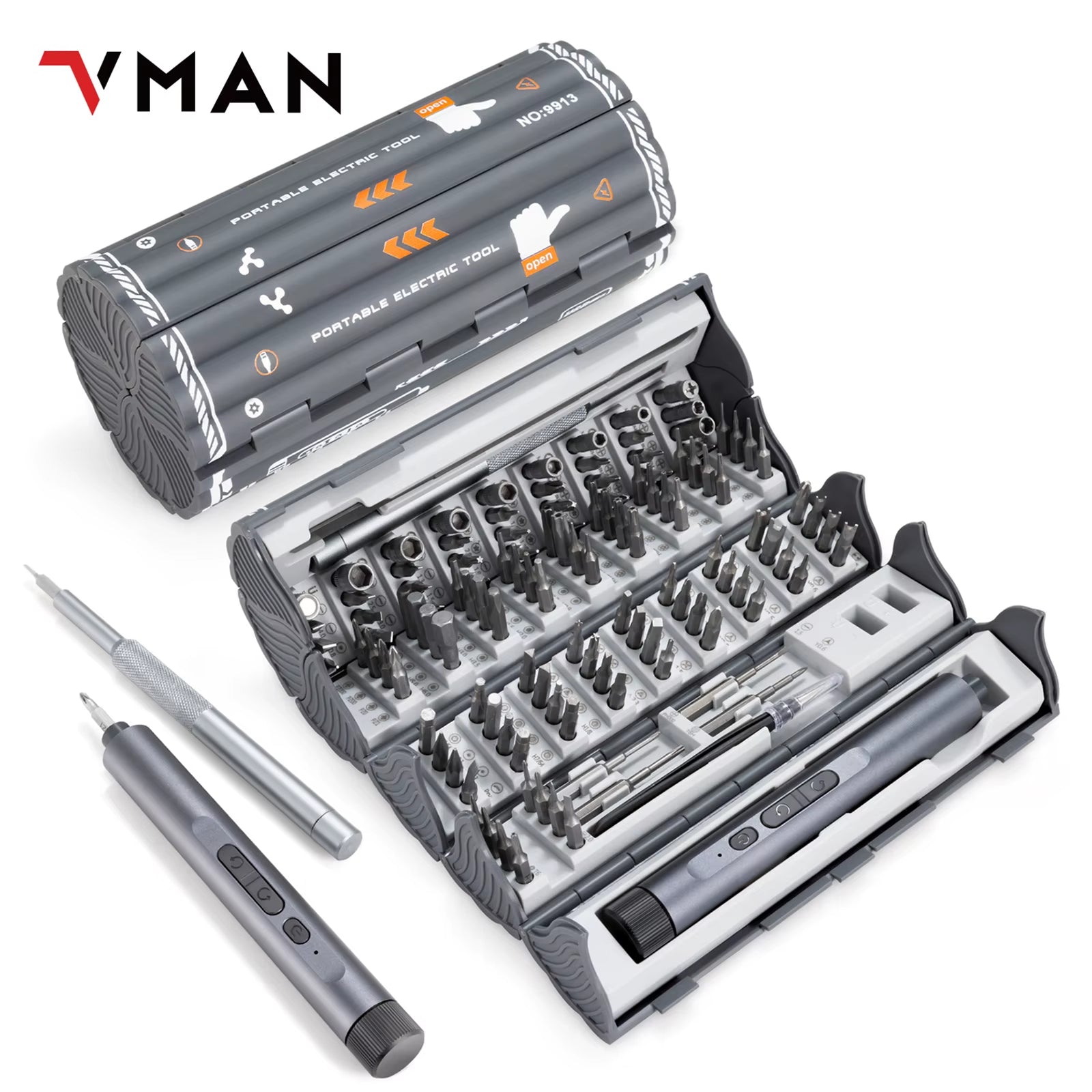 138 In 1 Electric Screwdriver Set Pro Cordless Multifunctional iPhone & Glasses Repair Tool Magnetic Bit Household Kit