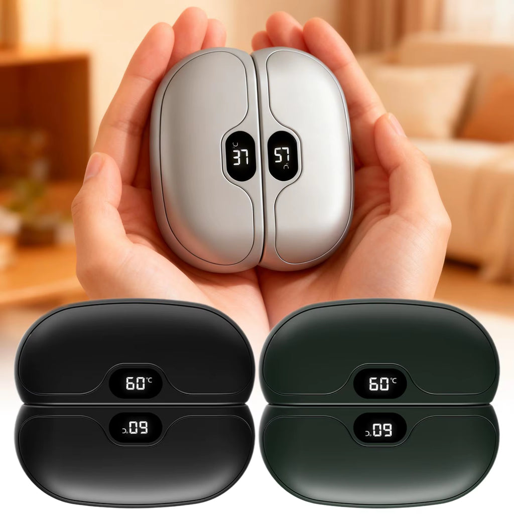 Magnetic Hand Warmers 5 Gear LED Status Display Warming Device Electric Hand Warmers Rechargeable For Family Friends Hiking