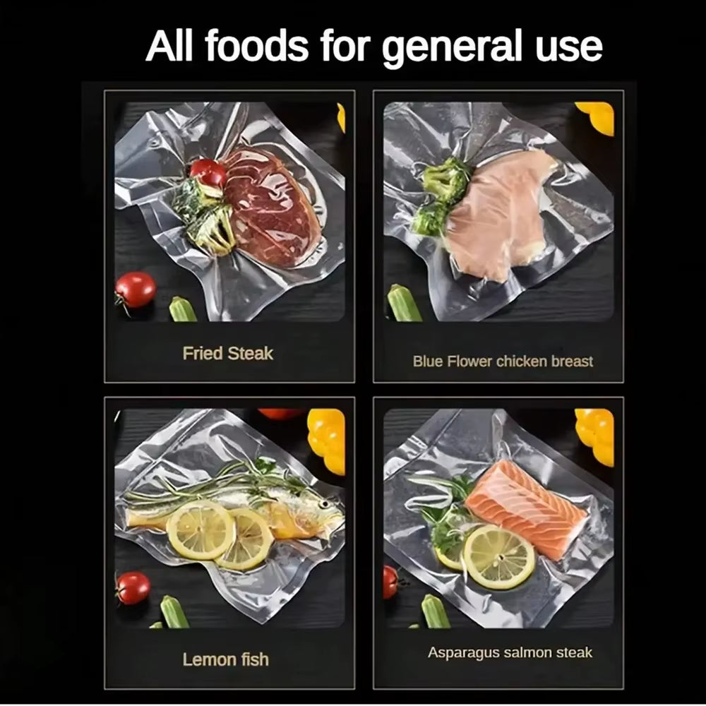 New Electric Vacuum Sealer Home Food Packaging Machine 5mm Heating Width US EU UK AU Plug 110V 220V 240V Automatic Food Sealer