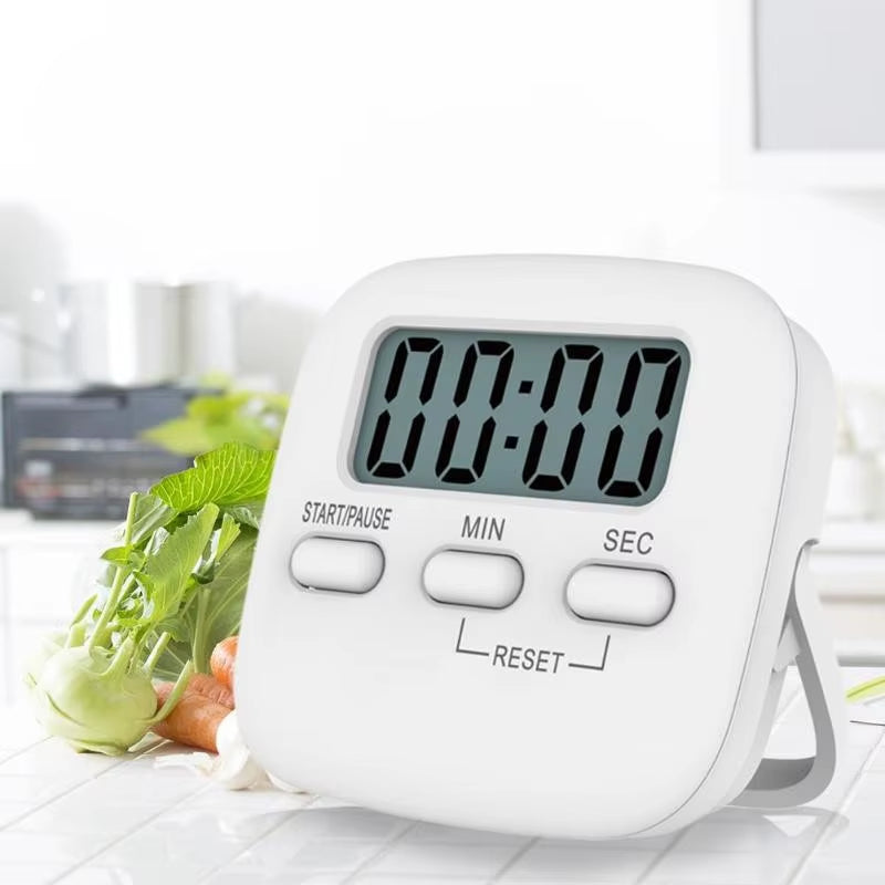 LCD Digital Screen Kitchen Timer Magnetic Cooking Countdown Alarm Sleep Stopwatch Temporizador Clock Home Multifunctional Tools