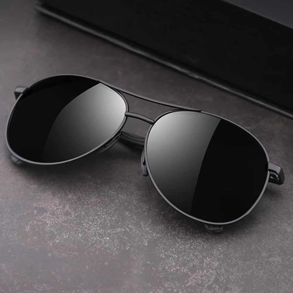 Glasses Polarized Sunglasses Driving UV400 Protection Sports Unisex Stylish Men Eyewear Retro Square Metal Fishing Vasos TT2