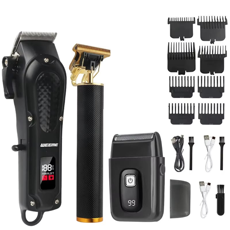 T9 Vintage Hair Clipper Adjustable Hair Trimmer Electric Beard Trimmer Hair Length Adjustable Haircut Machine Kit Boyfriend Gift