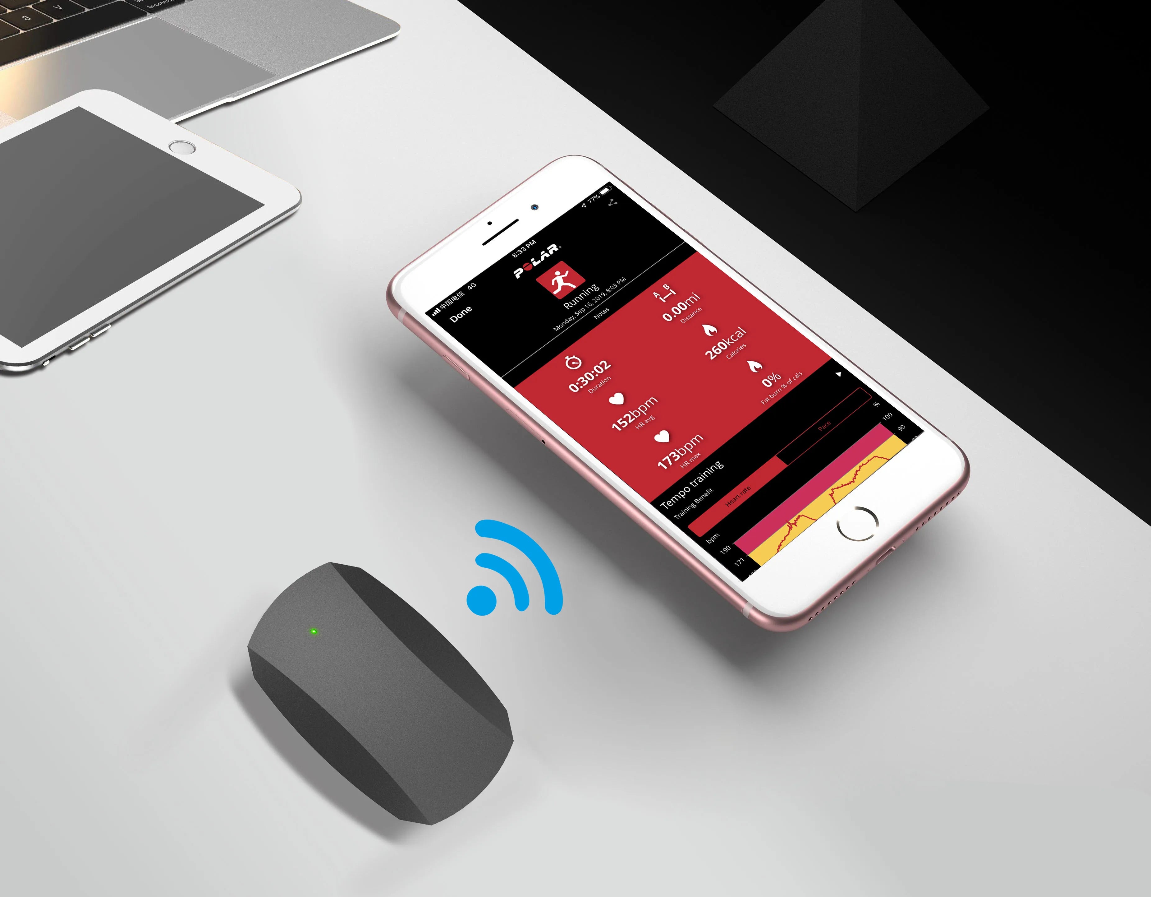 HR Sensor Chest Strap Heart Rate Monitor Band Bluetooth 5.0 ANT+ IP67 Waterproof Belt Real-Time Heart Rate Data Runninng  Sports