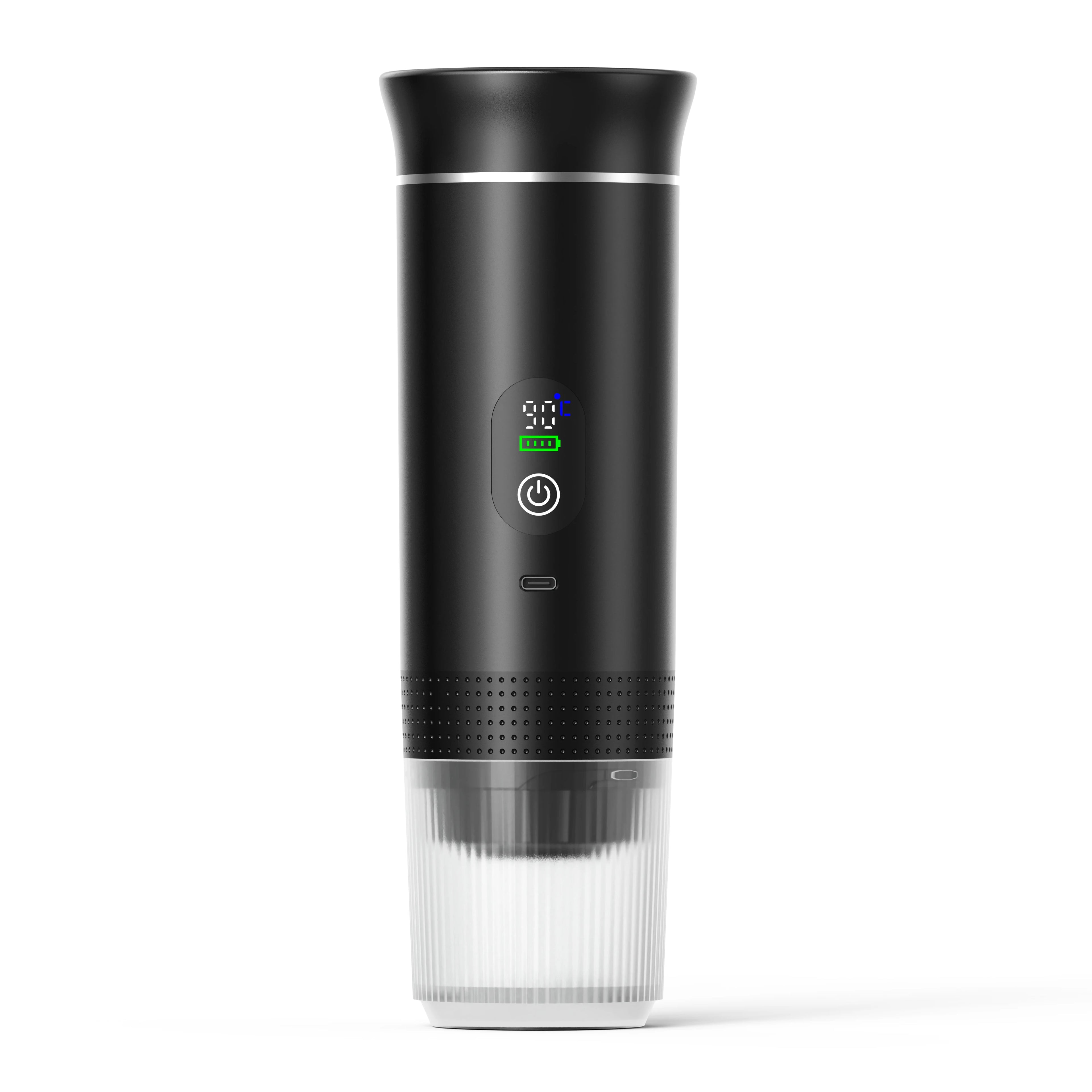 Portable Electric Espresso Coffee Machine With Digital Display 3-in-1 Capsule Coffee Maker for Car & Home Camping Coffee Maker