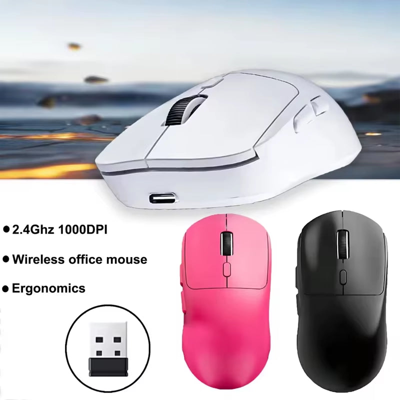Wireless Gaming Mouse, 2.4G High-Performance with Adjustable DPI & Rechargeable Battery