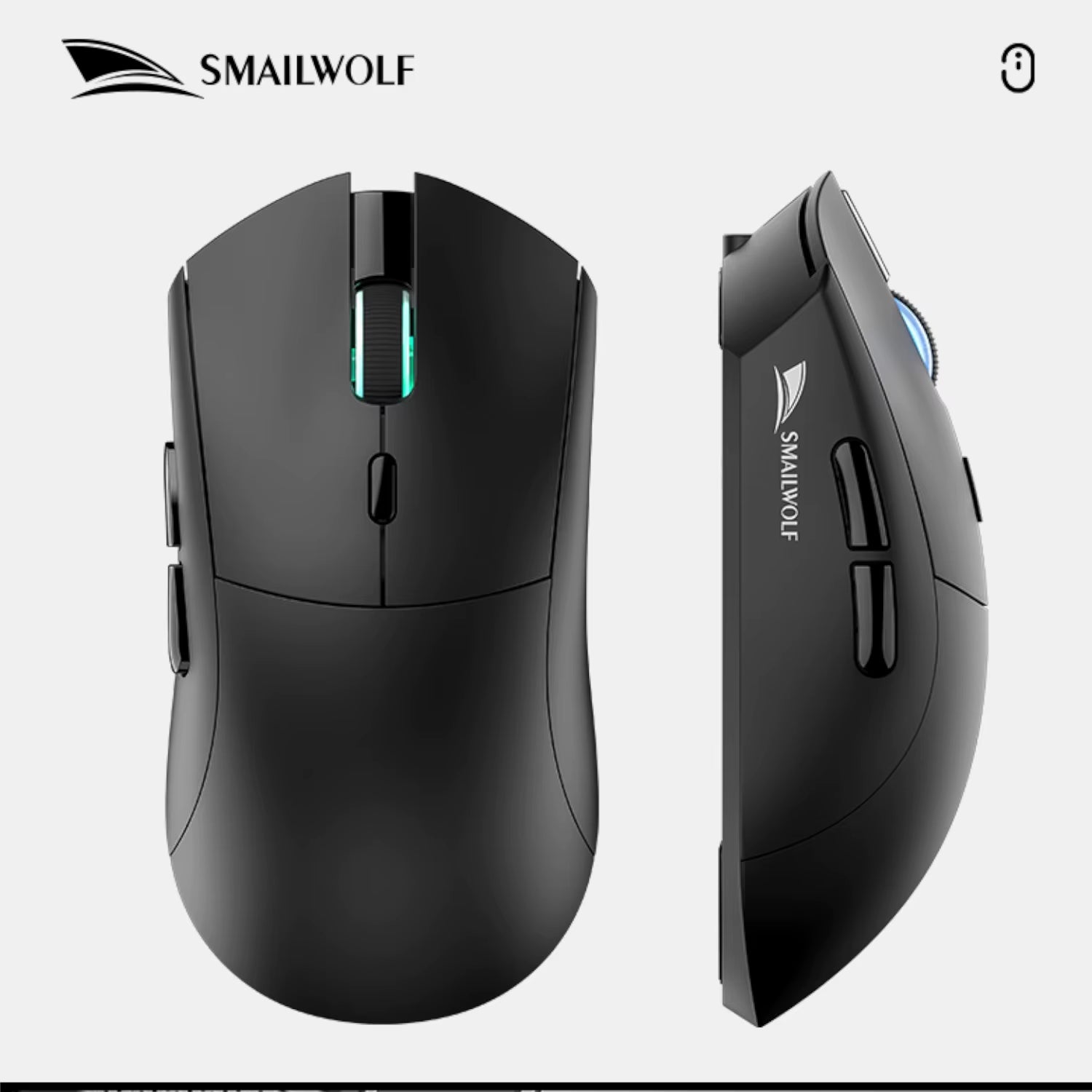 RS7 Bluetooth wireless three-mode e-sports gaming mouse 2000DPI six-speed adjustable PAW3311 gaming office mouse