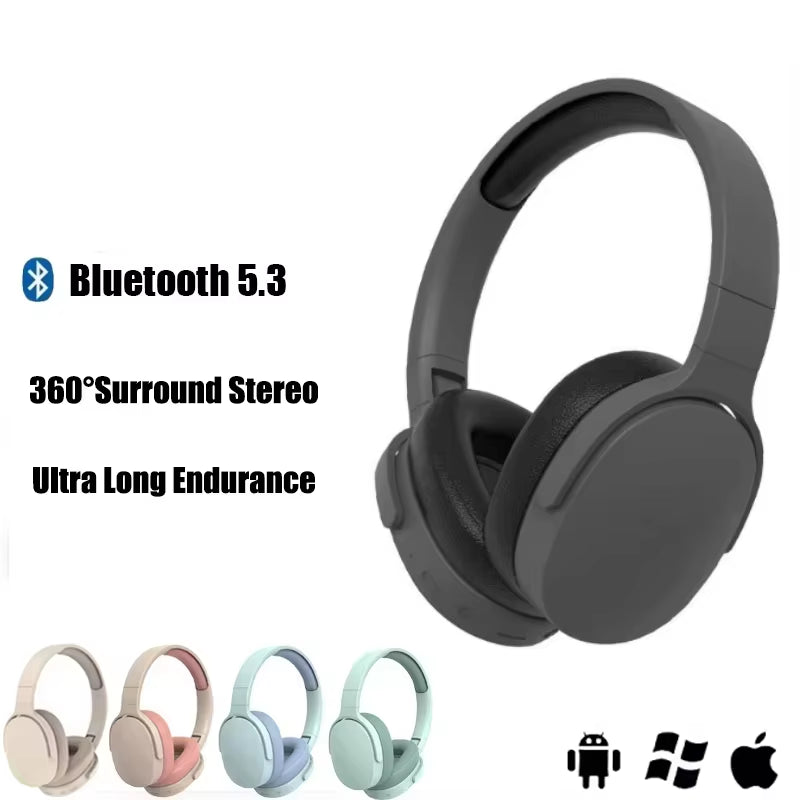 Bs962 Wireless Headphones Bluetooth 5.3 Earphone for Samsung iPhone Stereo Hifi Headset Gaming Earbuds with Mic 2025 New