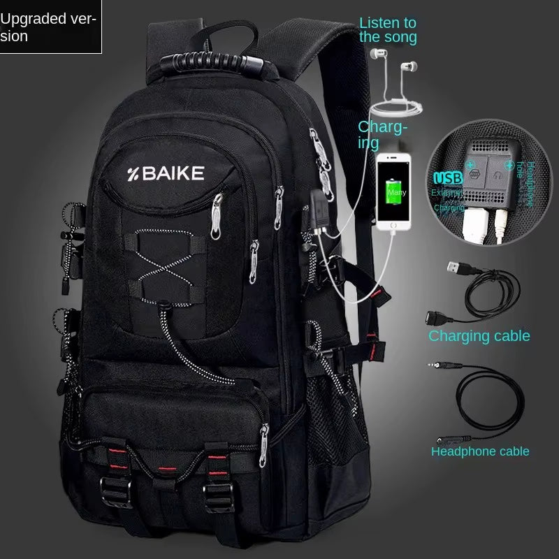 Waterproof Hiking Backpack for Men and Women, Lightweight Travel Camping Backpack, Hiking Backpack 40L, Lightweight Camping Backpack for Men and Women, Waterproof Hiking Backpack, Outdoor Travel Backpack, Suitable for Lightweight Large-Capacity Carry-On Backpack, Travel Backpack, Computer Short-Distance Business Backpack, Suitable for 15.6inch Laptops, Suitable for Travel Business, Thanksgiving Chest Bag, Men's Side Bag, Travel Essentials, Vacation Essentials, Camping Travel Bag, Back to School