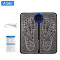 Electric Ems Foot Massager Pad Feet Acupoints Massage Mat Shock Muscle Stimulation Improve Blood Circulation Health Care