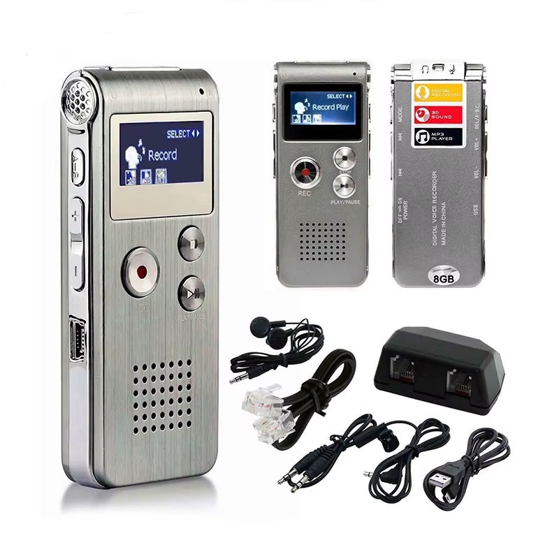 8GB/16GB/32GB Voice Recorder MP3 Player Mini Sound Audio Recorder Professional Mini USB Flash Drive Recording Dictaphone