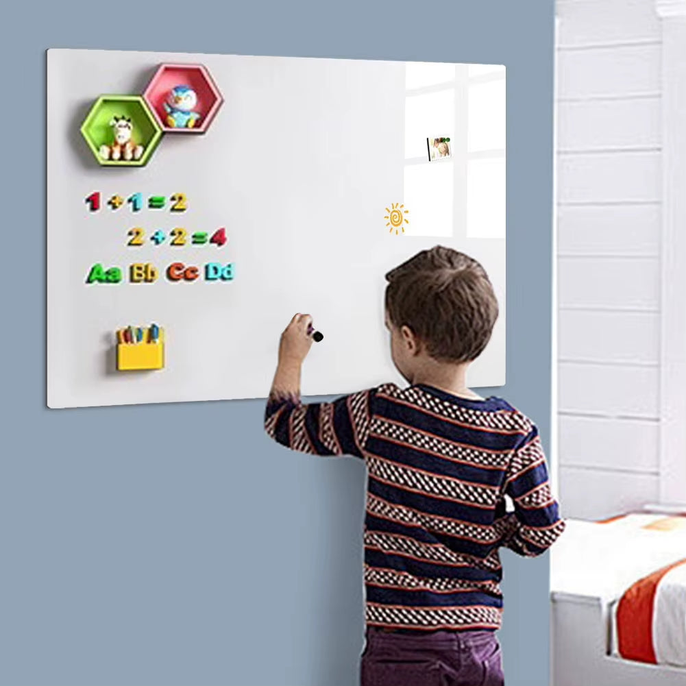 Magnetic WhiteBoard Fridge Sticker Wall Dry Erase Board Portable Kid School Board Erasable Surface Magnetic Dry Erase Whiteboard