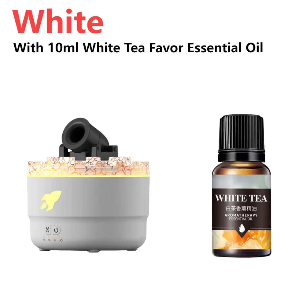 Volcanic Crack Light Cannons Humidifier Essential Oil Diffuser Cannon Blast Turret Aromatherapy Humidifier Aromatherapy Diffuser