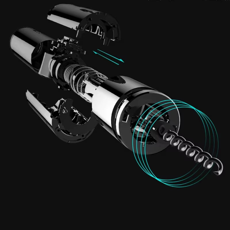 Original New Huohou Automatic Red Wine Bottle Opener Electric Corkscrew Foil Cutter Cork Out Tool 6S Open