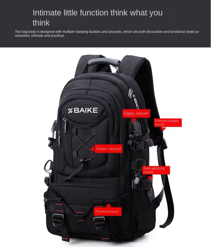 Waterproof Hiking Backpack for Men and Women, Lightweight Travel Camping Backpack, Hiking Backpack 40L, Lightweight Camping Backpack for Men and Women, Waterproof Hiking Backpack, Outdoor Travel Backpack, Suitable for Lightweight Large-Capacity Carry-On Backpack, Travel Backpack, Computer Short-Distance Business Backpack, Suitable for 15.6inch Laptops, Suitable for Travel Business, Thanksgiving Chest Bag, Men's Side Bag, Travel Essentials, Vacation Essentials, Camping Travel Bag, Back to School