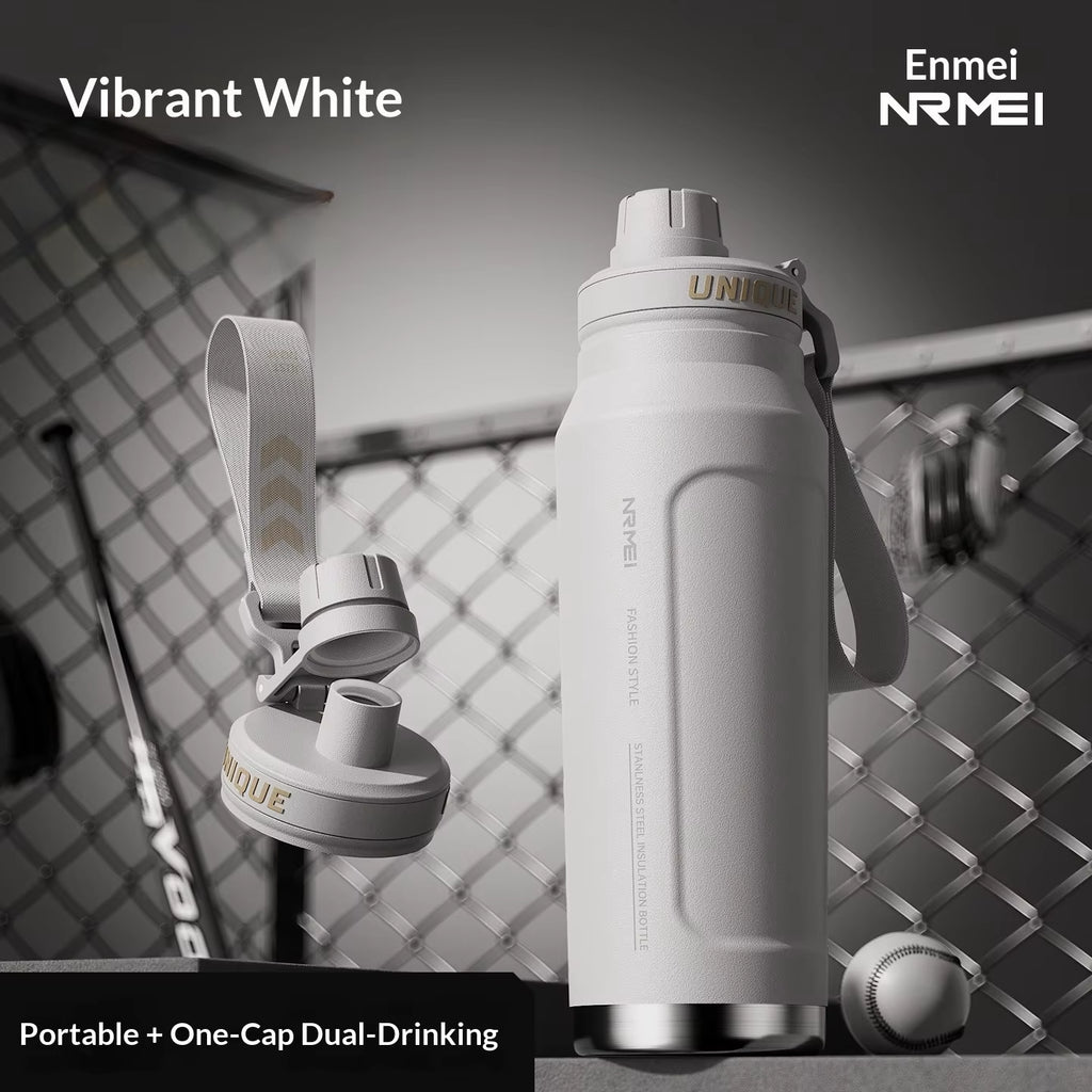 Large-capacity Insulated Cup Men's Special Outdoor Sports Water Cup for Students To Go To School Cycling Water Bottle New Model