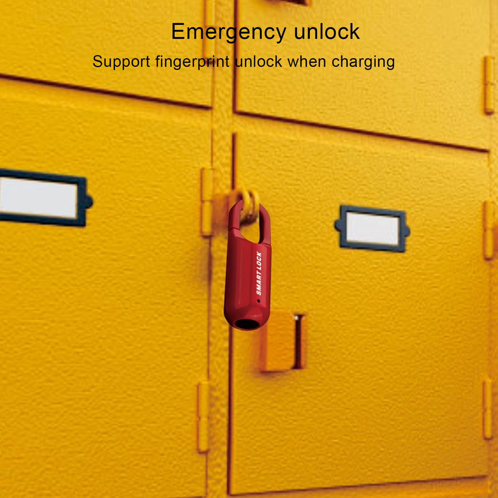 Fingerprint Drawer Lock Fingerprint Lock AntiTheft Security USB Rechargeable Thumbprint Padlock for Luggage Case Thumbprint Lock