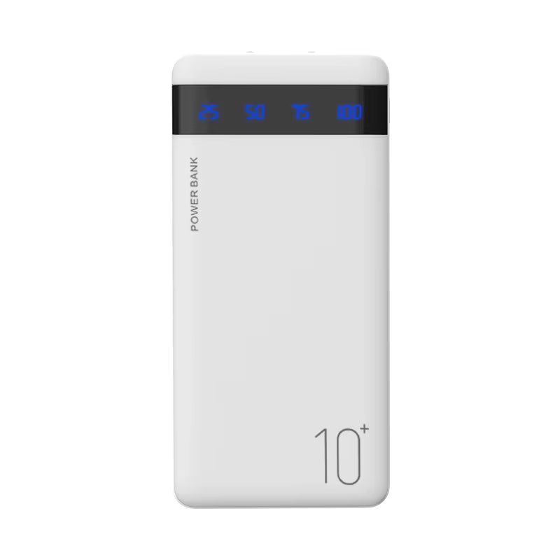 New Power Bank 20000mAh External Portable Charger Powerbank 2.1A Fast Charging LED Display Phone Charger for Smart Phone