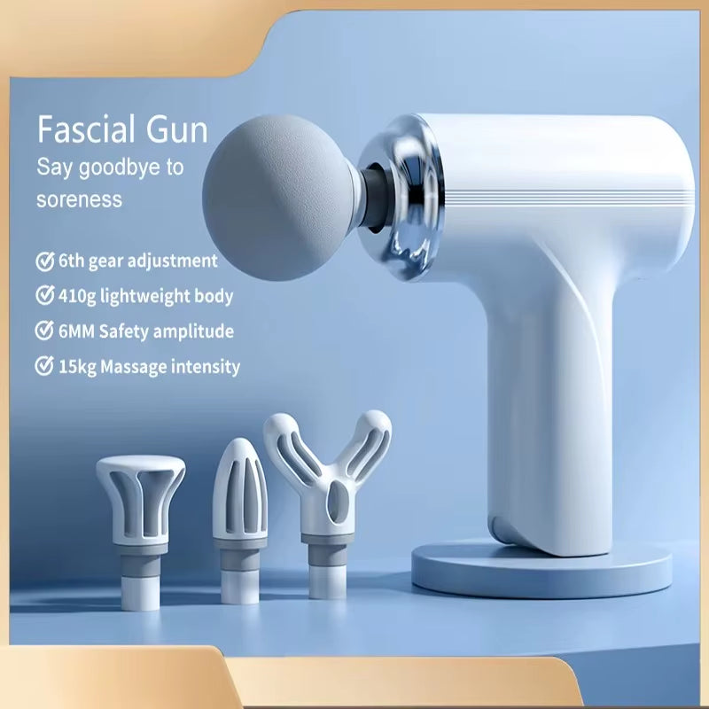 Vibration Massage Gun Rechargeable Wireless Muscle Relaxation Massager Mini Professional Fitness Portable Electric Fascia Gun