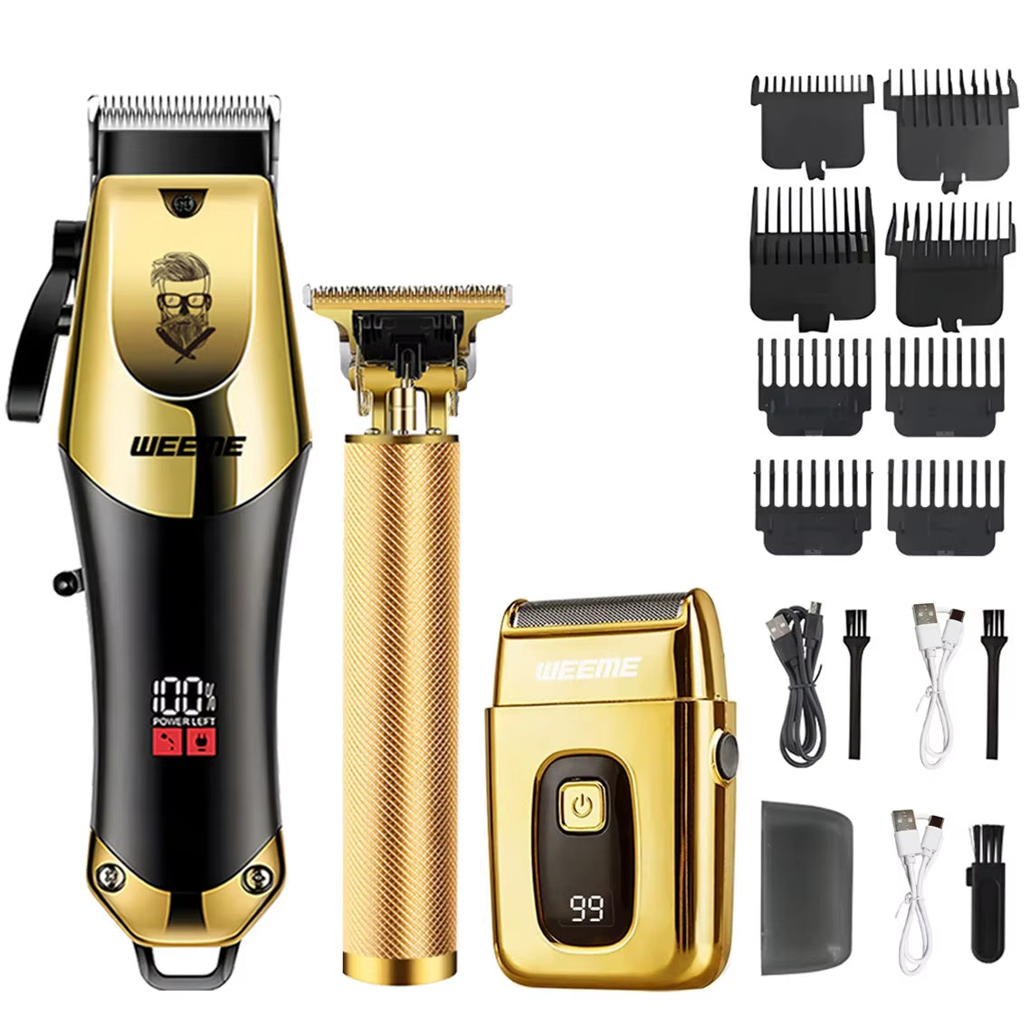 T9 Vintage Hair Clipper Adjustable Hair Trimmer Electric Beard Trimmer Hair Length Adjustable Haircut Machine Kit Boyfriend Gift