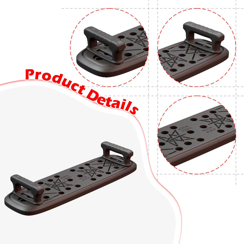 Push up Training Board Ergonomic Practical Folding Nonslip Fitness Equipment