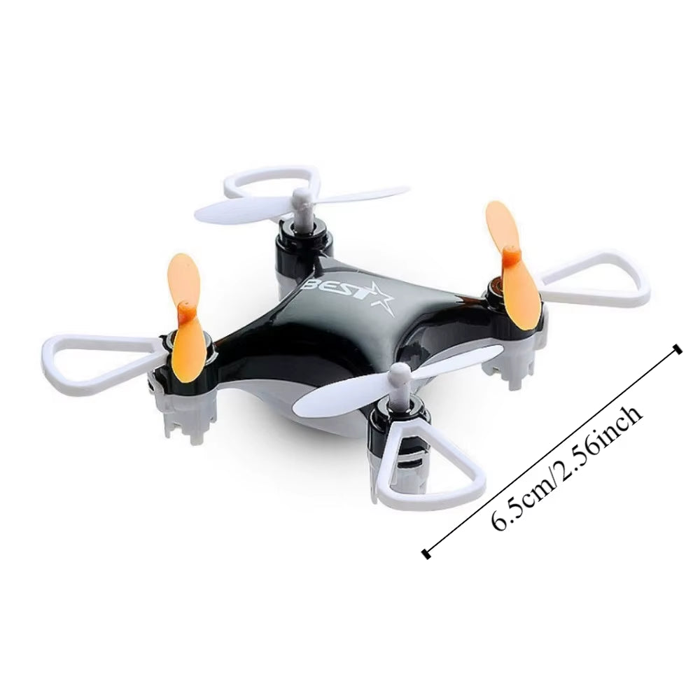 ABS Mini Remote Control Aircraft Flying with Light Rotation Remote Control Drone Rechargeable Durable