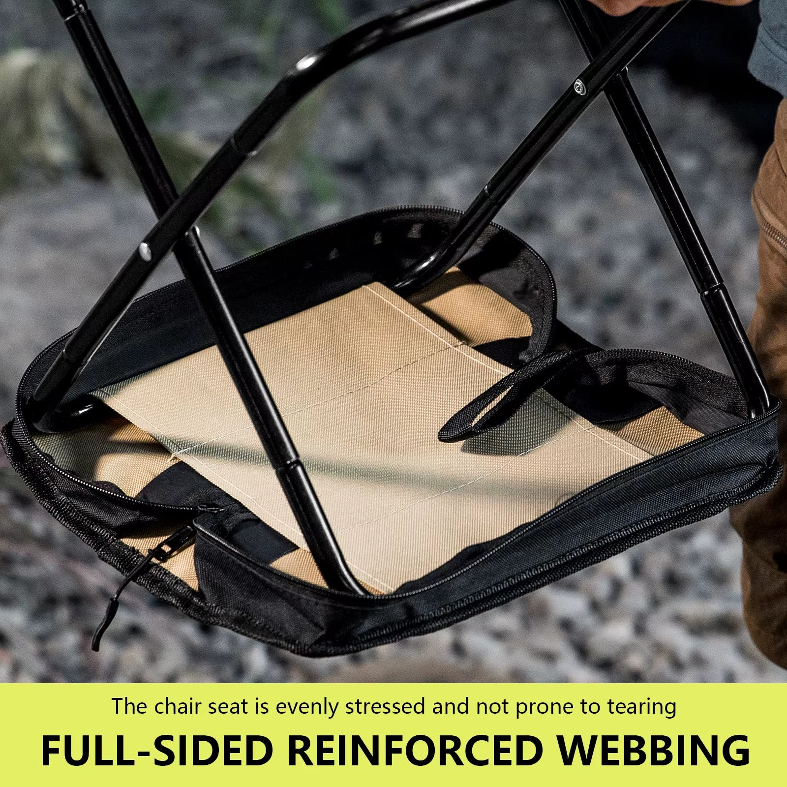 Outdoor Camping Chair Portable Folding Stool Lightweight Beach Fishing Chair Hiking Travel 의자