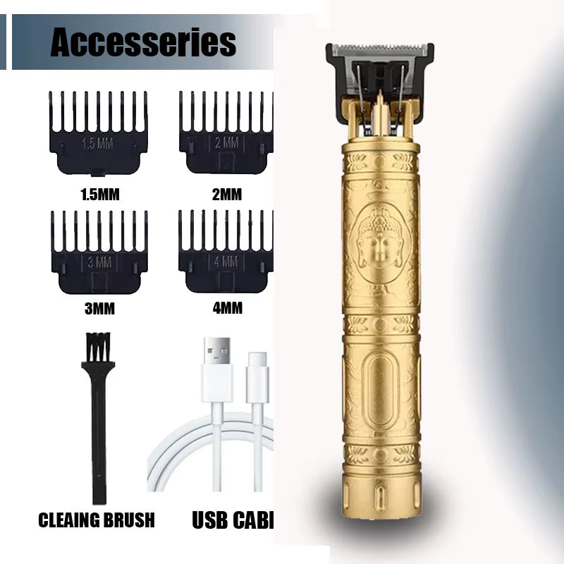 T9 Professional Hair Clipper/Accessories for Men | USB-C Fast Charging | Beard/Body/Hair Trimmer | Precision Electric Shaver