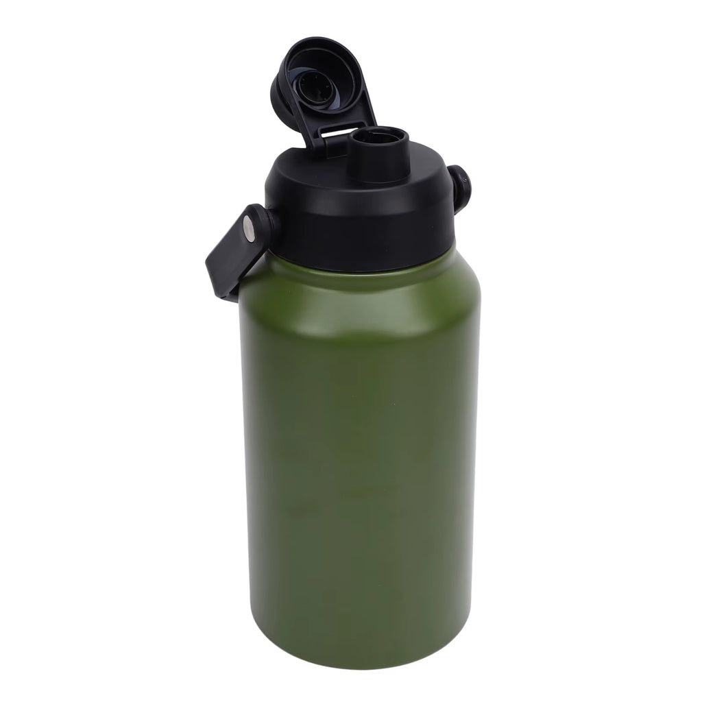 3L Insulated Water Bottle With Lid Handle 316 Stainless Steel Wide Mouth Thermal Mug Keep Cold 48H Hot 24H for Sports Gym